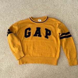 Boys GAP Logo Yellow Sweater